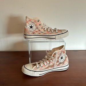 Converse All Star-Chuck Taylor crochet high top sneakers